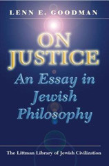 eBook, On Justice : An Essay in Jewish Philosophy; with a New Introduction, The Littman Library of Jewish Civilization