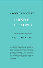 eBook, A Source Book in Chinese Philosophy, Princeton University Press