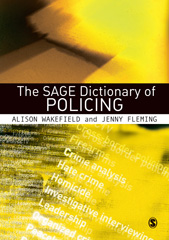 E-book, The SAGE Dictionary of Policing, Sage