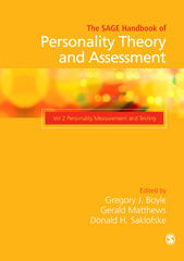 eBook, The SAGE Handbook of Personality Theory and Assessment, Sage