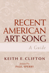 E-book, Recent American Art Song : A Guide, Scarecrow Press