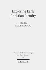 E-book, Exploring Early Christian Identity, Mohr Siebeck
