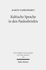 E-book, Kultische Sprache in den Paulusbriefen, Vahrenhorst, Martin, Mohr Siebeck