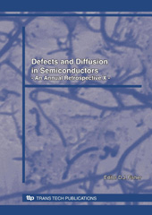 eBook, Defects and Diffusion in Semiconductors X, Trans Tech Publications Ltd