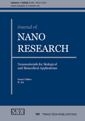 E-book, Journal of Nano Research, Trans Tech Publications Ltd