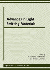 eBook, Advances in Light Emitting Materials, Trans Tech Publications Ltd