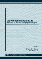 eBook, Advanced Manufacture, Trans Tech Publications Ltd