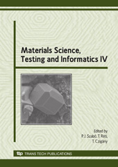 eBook, Materials Science, Testing and Informatics IV, Trans Tech Publications Ltd