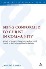 E-book, Being Conformed to Christ in Community, Samra, James G., T&T Clark