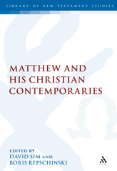 E-book, Matthew and his Christian Contemporaries, T&T Clark