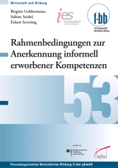 E-book, Rahmenbedingungen zur Anerkennung informell erworbener Kompetenzen in der Berufsbildung, wbv Publikation