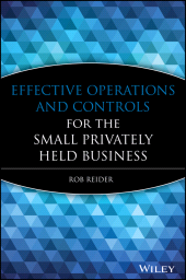 E-book, Effective Operations and Controls for the Small Privately Held Business, John Wiley & Sons