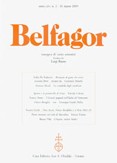 Issue, Belfagor : rassegna di varia umanità. anno LXIV n. 2 - 31 marzo 2009 (n. 380), 2009, L.S. Olschki