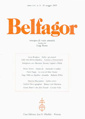 Issue, Belfagor : rassegna di varia umanità. anno LXIV n. 3 - 31 maggio 2009 (n. 381), 2009, L.S. Olschki