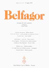 Issue, Belfagor : rassegna di varia umanità. anno LXIV n. 4 - 31 luglio 2009 (n. 382), 2009, L.S. Olschki