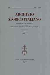 Fascicolo, Archivio storico italiano : 619, 1, 2009, L.S. Olschki