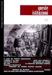 Artikel, Cronache dal sistema politico italiano : Dopo il terremoto elettorale del 2008, Queste istituzioni ricerche