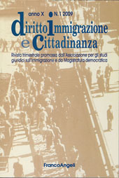 Fascículo, Diritto, immigrazione e cittadinanza. Fascicolo 1, 2009, Franco Angeli