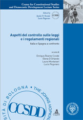 E-book, Aspetti del controllo sulle leggi e i regolamenti regionali : Italia a Spagna a confronto, CLUEB