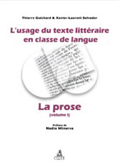 E-book, L'usage du texte littéraire en classe de langue, vol. 1: La prose, CLUEB