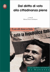 E-book, Dal diritto di voto alla cittadinanza piena : atti del convegno nazionale, 27-28 giugno 2006, Università La Sapienza