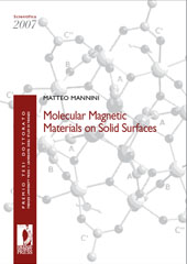 E-book, Molecular magnetic materials on solid surfaces, Firenze University Press