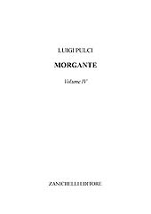 eBook, Morgante : volume IV., Zanichelli
