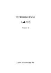 E-book, Baldus : volume II., Folengo, Teofilo, Zanichelli
