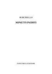 E-book, Sonetti inediti, Burchiello, Domenico di Giovanni, detto il., Zanichelli