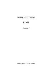 E-book, Rime : volume I., Tasso, Torquato, Zanichelli