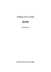 eBook, Rime : volume VI., Tasso, Torquato, Zanichelli