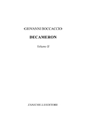 E-book, Decameron : volume II, Zanichelli