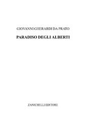 eBook, Paradiso degli Alberti, Zanichelli