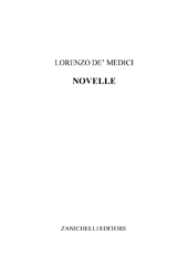 E-book, Novelle, Lorenzo de' Medici, Zanichelli