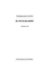 E-book, Il Fuggilozio : volume III, Zanichelli