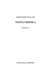 E-book, Nuova cronica : volume IV, Villani, Giovanni, 1938-, Zanichelli