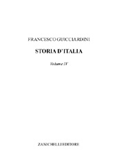 eBook, Storia d'Italia : volume IV., Guicciardini, Francesco, Zanichelli
