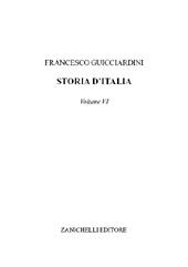 eBook, Storia d'Italia : volume VI., Guicciardini, Francesco, Zanichelli
