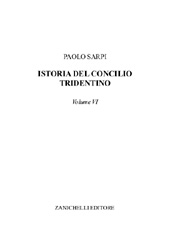 E-book, Istoria del Concilio tridentino : volume VI., Zanichelli