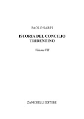 E-book, Istoria del Concilio tridentino : volume VII., Zanichelli