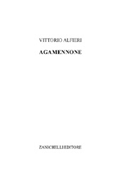 eBook, Agamennone, Alfieri, Vittorio, Zanichelli