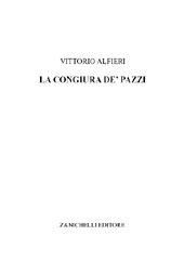 E-book, La congiura de' Pazzi, Alfieri, Vittorio, Zanichelli