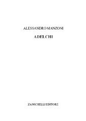 E-book, Adelchi, Manzoni, Alessandro, Zanichelli