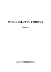 E-book, Poesie dell'età barocca : volume I., AA.VV., Zanichelli