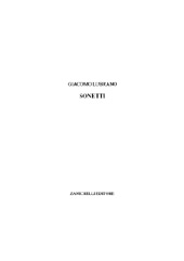 E-book, Sonetti, Zanichelli