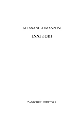 E-book, Inni e odi., Zanichelli