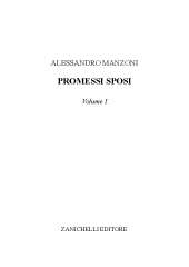 E-book, Promessi sposi : volume I., Zanichelli