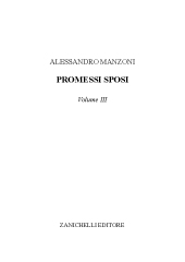 E-book, Promessi sposi : volume III., Zanichelli