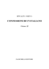 E-book, Confessioni di un Italiano : volume III., Nievo, Ippolito, Zanichelli