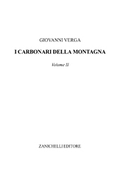 E-book, I carbonari della montagna : volume II., Zanichelli